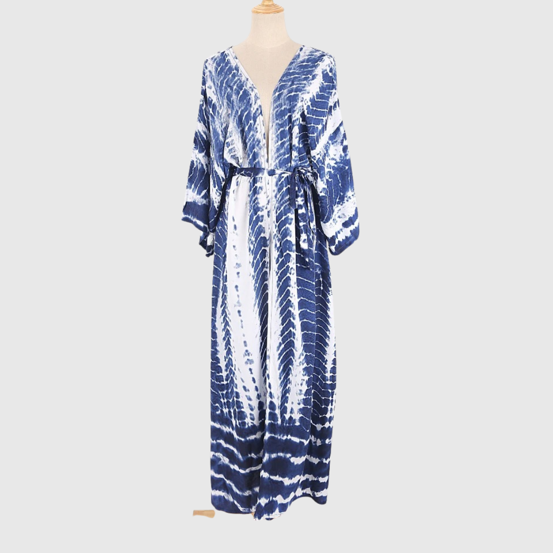 Kimono Beach Cover Up in Tie Dye Design