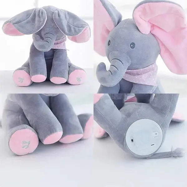 Soft Elephant Toy with Music – Bendable Ears & Assured Child Delight