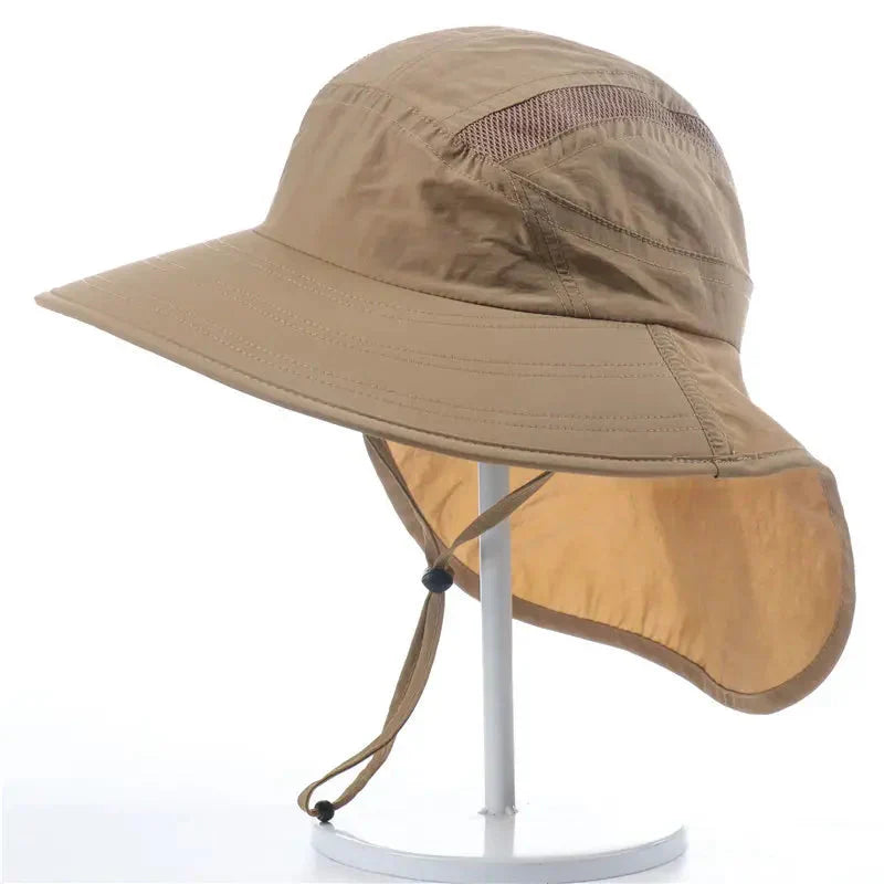 Ultimate Sun Shield Hat with Neck Coverage – Wide Brim Design