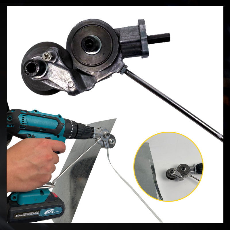 RazorGear™ — Transform Your Drill into a Safety-First, Effortless Metal-Cutting Powerhouse