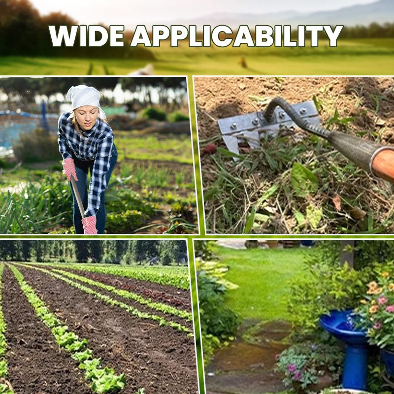 TerraEdge™ Carbon Steel Weed Rake — Effortless Power That Protects and Revives Your Garden