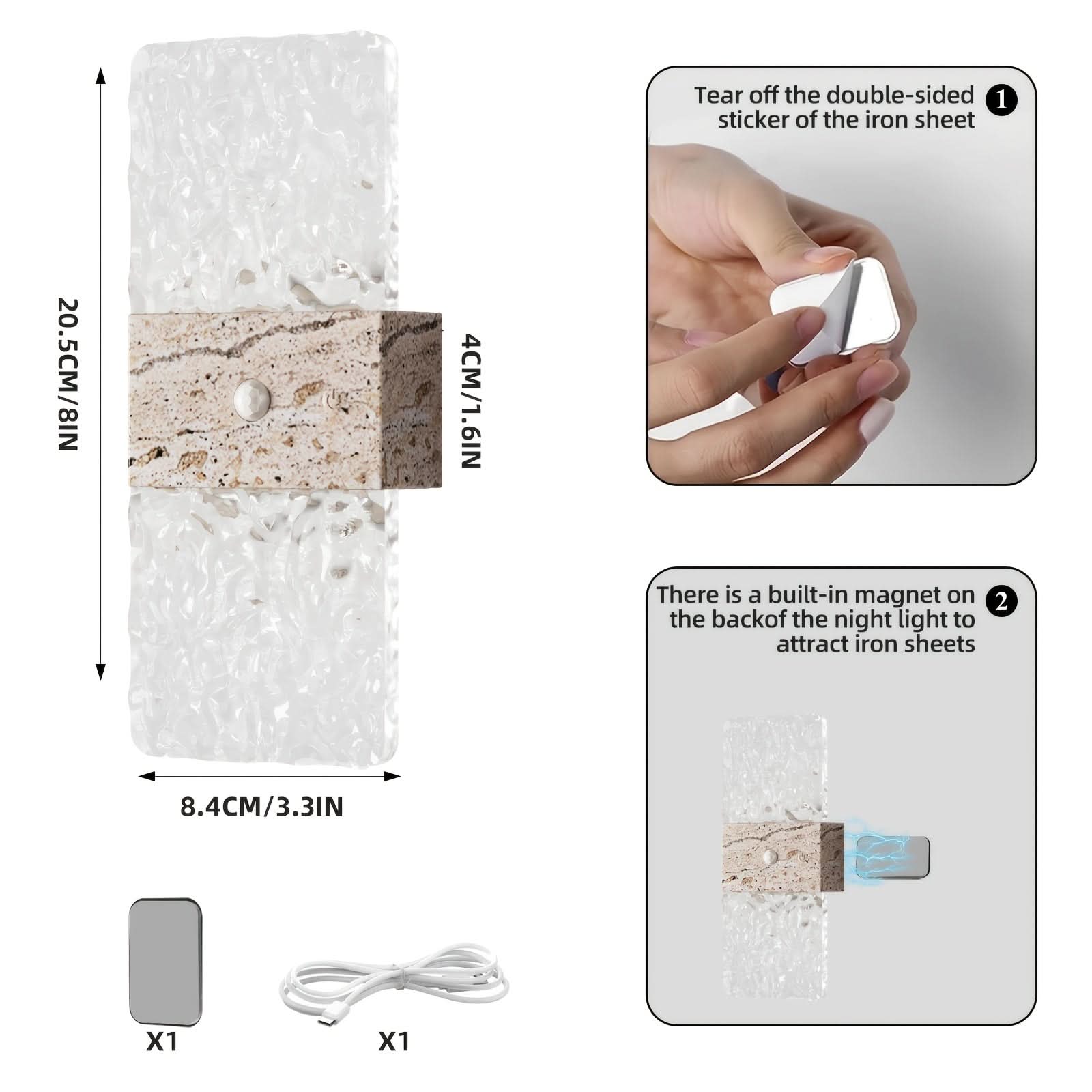 Rechargeable LED Lamp with Motion Sensor Feature