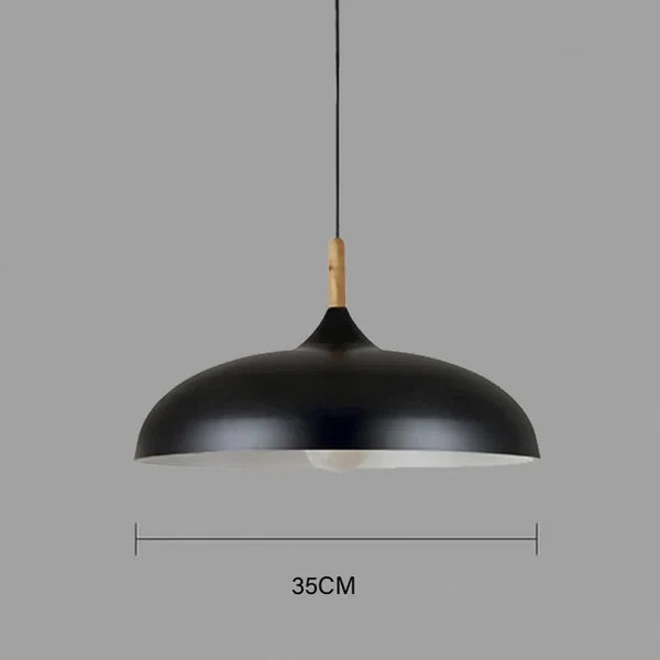 Ceiling Lamp Made from Northern Oak