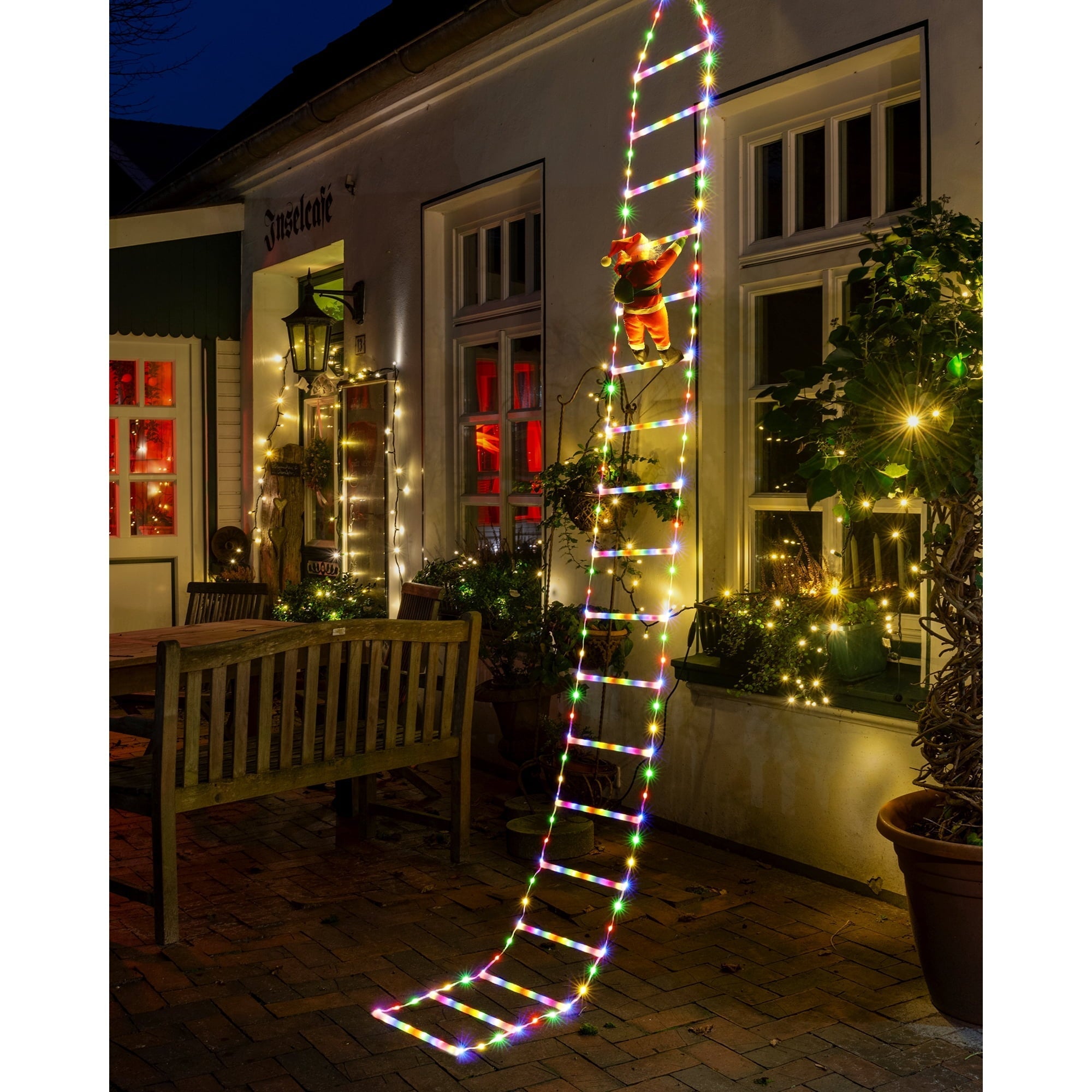ClimBeams™ LED Santa Ladder Lights — Light Up Your Holidays with Magical, Smile-Worthy Cheer