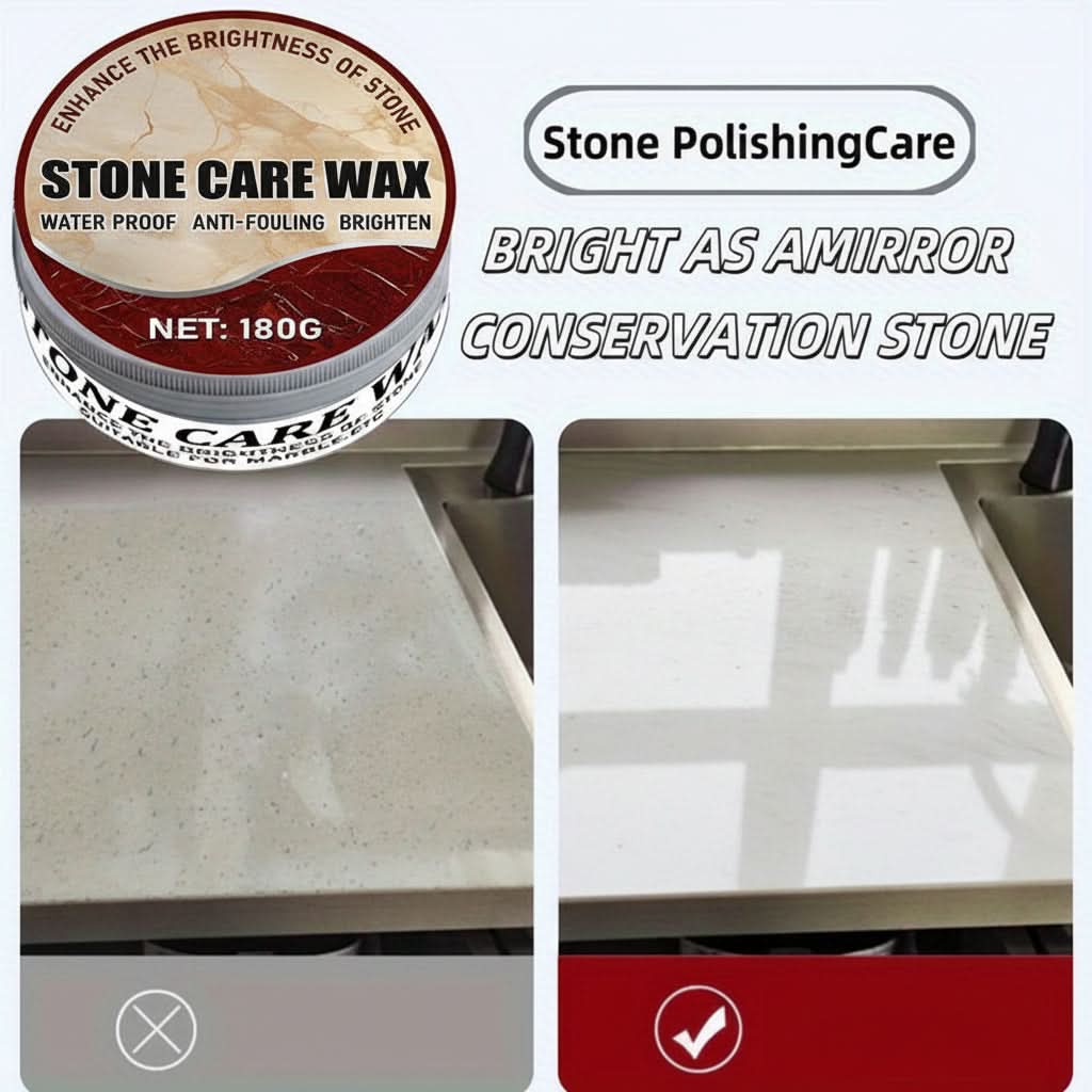 Marble Polish Wax and Stone Shine Cream for a Lustrous Finish