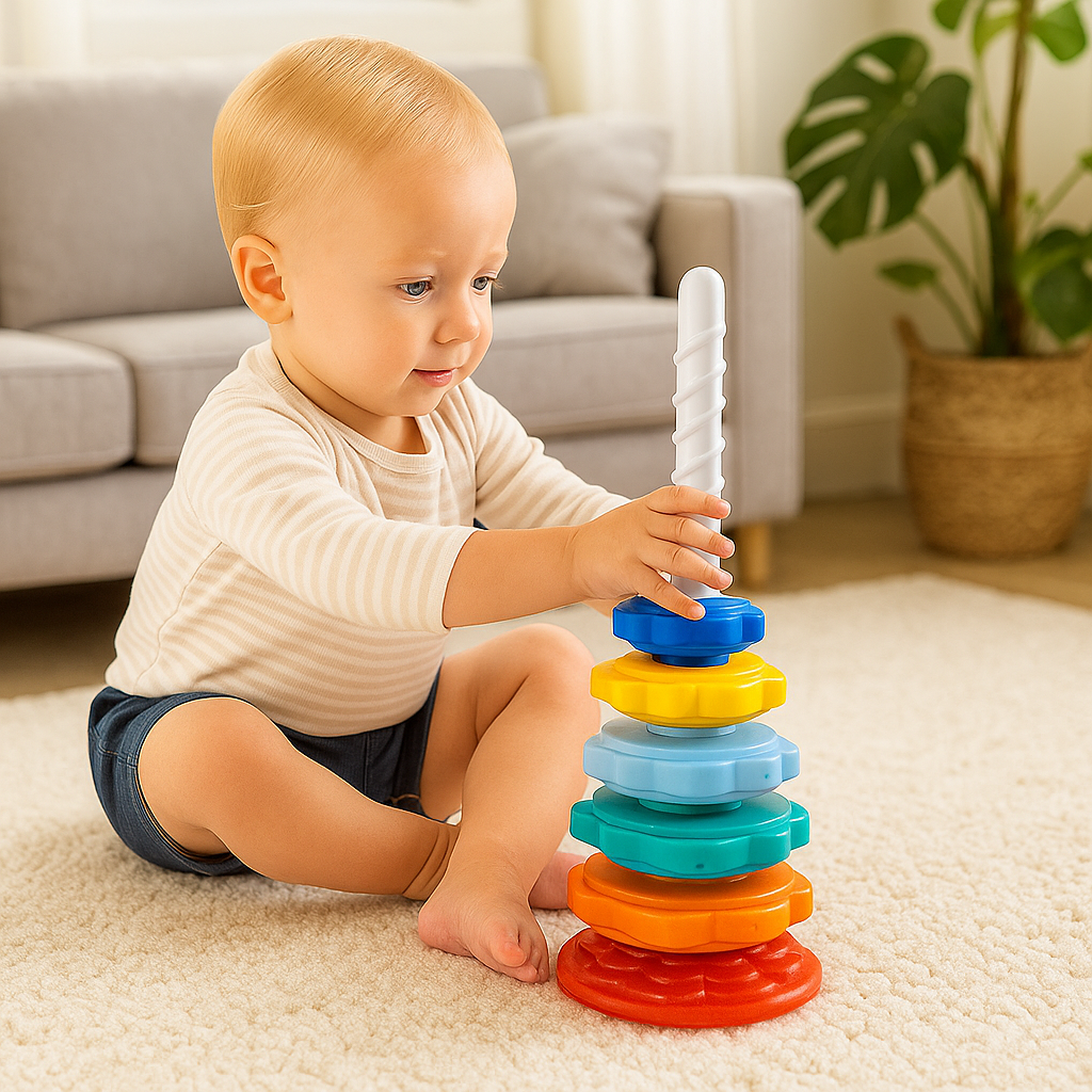 ColorWhirl™ — Ignite Their Curiosity with Every Colorful Spin and Stack