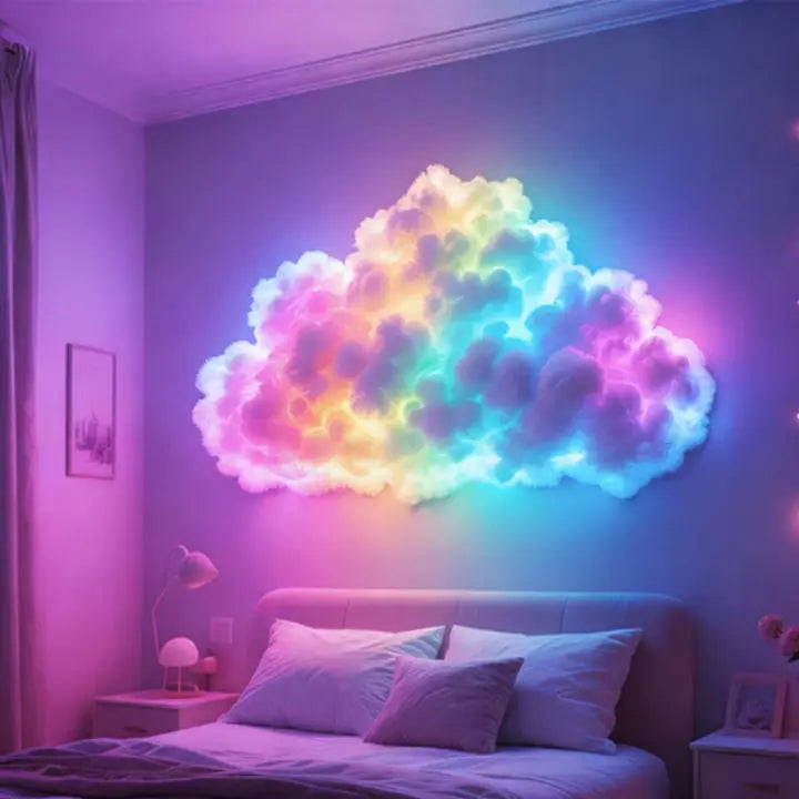 Cloud-Shaped LED Wall Light