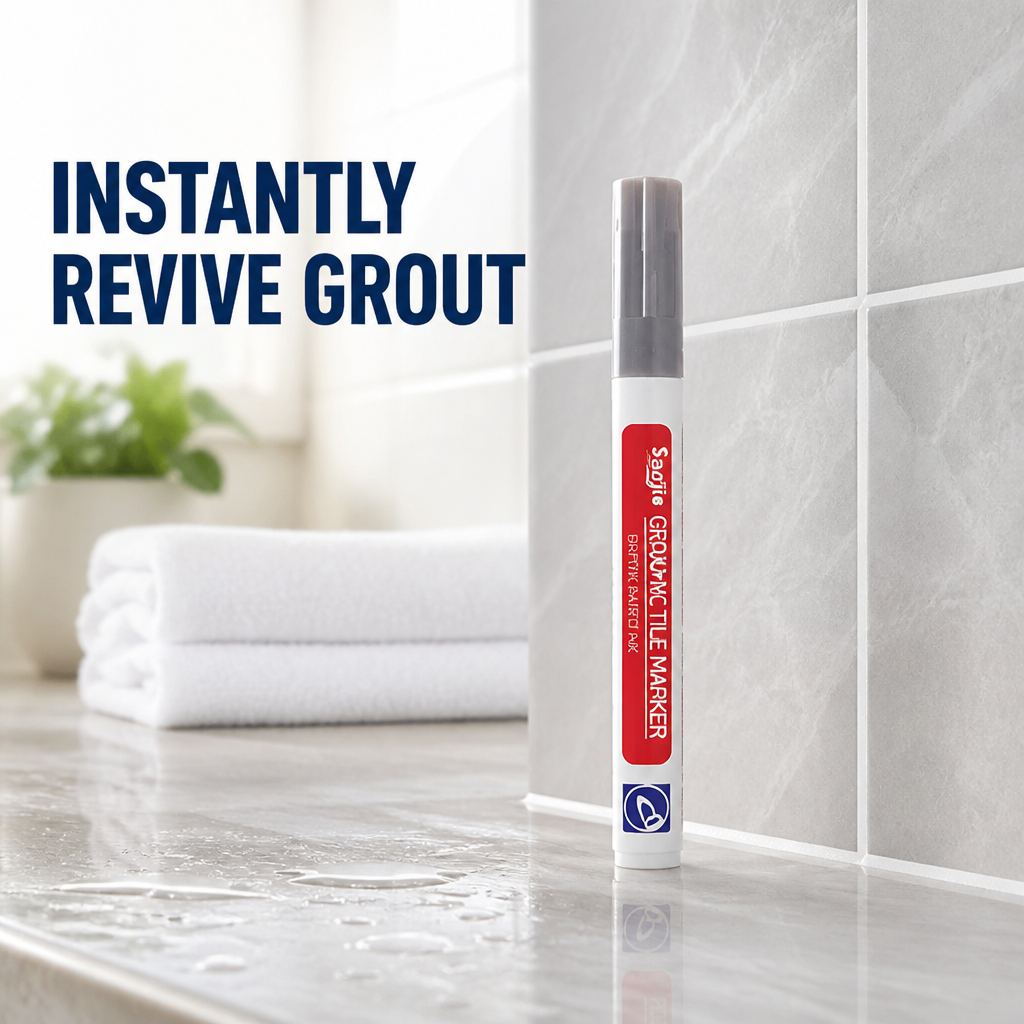PureSeal™ Grout Renewal Pen — Instantly Revive Grout and Lock Out Mold for a Spotless, Proud Home