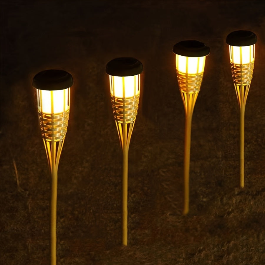 RadiantBamboo – Eco-Friendly Solar LED Lanterns for Outdoor Charm
