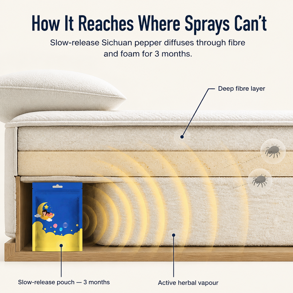 SereniMist™ — Silent Morning Sniffles & Repel Dust Mites for 3 Months