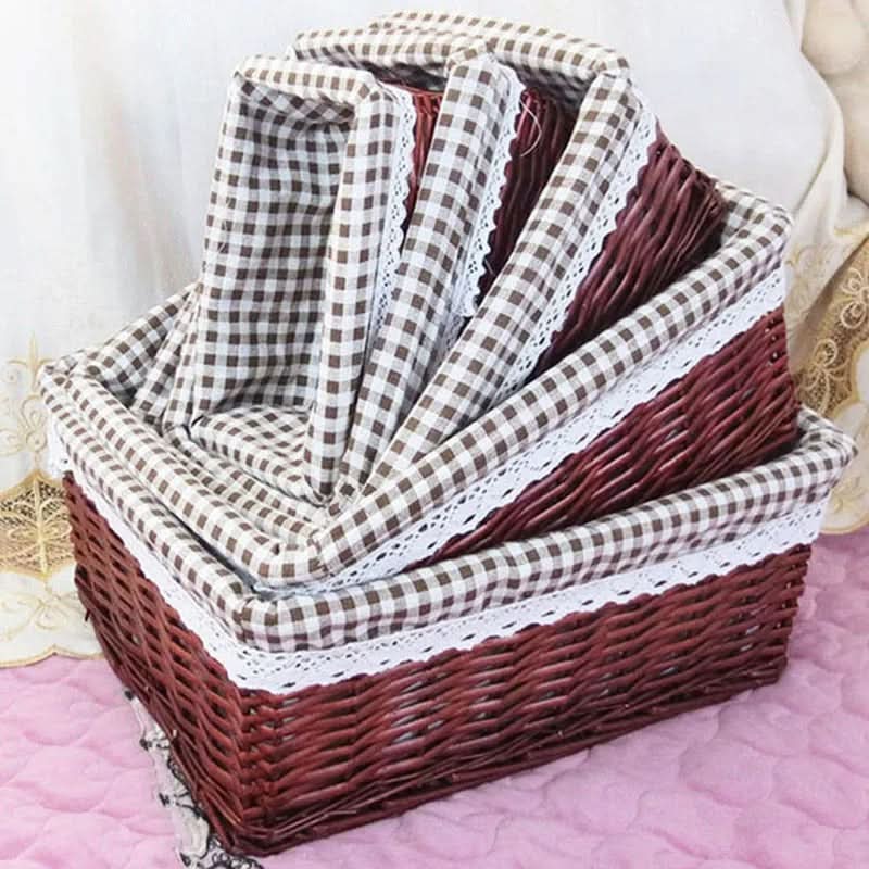 Handcrafted Storage Basket Organizer