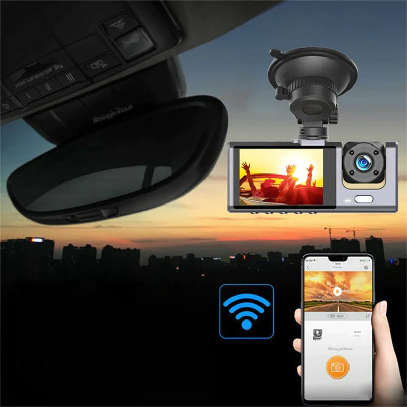VeraGuard™ Dual Dashcam — Capture Every Angle for Unshakable Peace of Mind on the Road