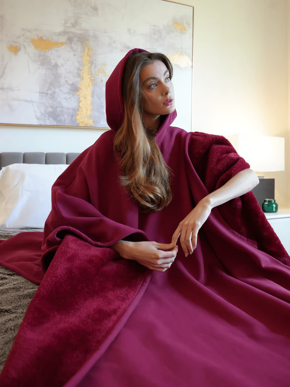 Oversized Comfort Blanket Hoodie for Relaxation
