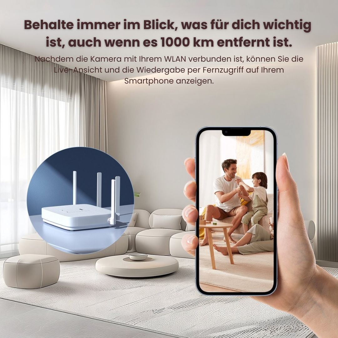 Indoor Security Camera | Night Vision & Motion Sensor | HomeEye