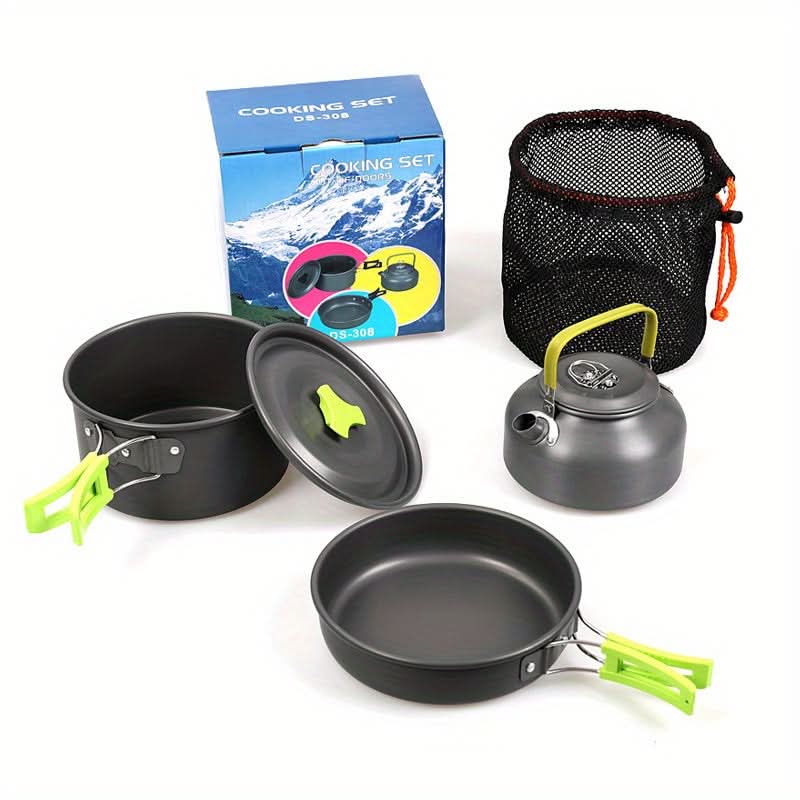 Compact Outdoor Cooking Kit for Travel – Lightweight Camping Gear
