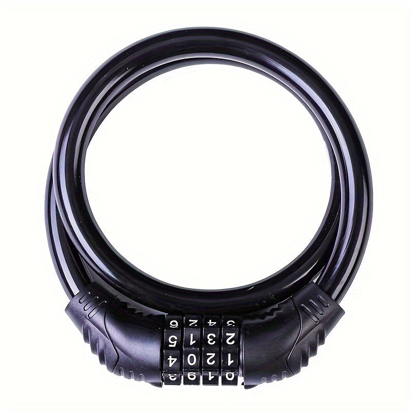 SecureFlex - Heavy-Duty Steel Cable Lock with Custom Code Access