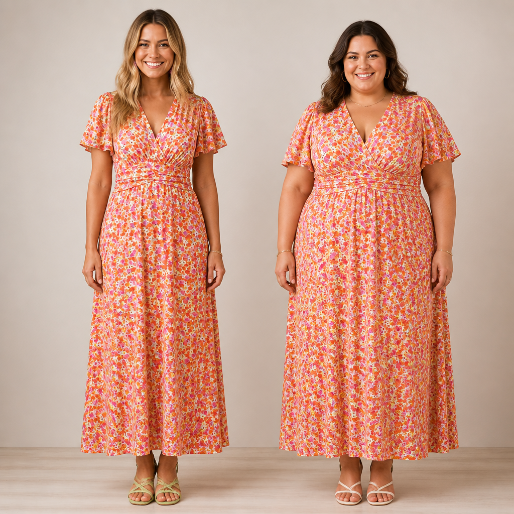 Celestelle™ Vintage Floral Dress — Feel Cool, Confident, and Effortlessly Radiant All Day Long