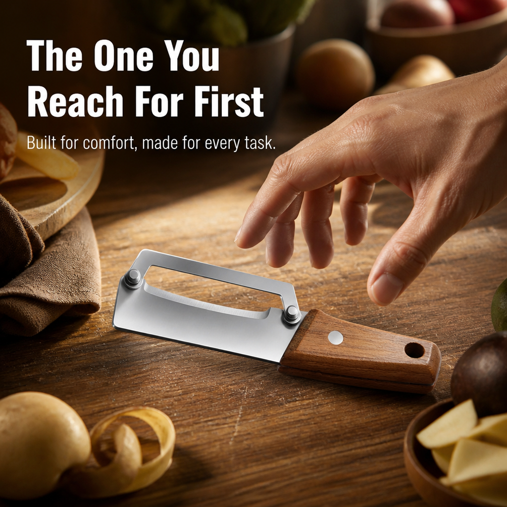 SliceMate™ — Effortless Peeling and Comfort That Transforms Every Meal
