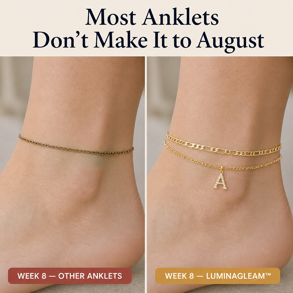 LuminaGleam™ — Pile Up Your Initial in Gold That Lasts Beyond Summer