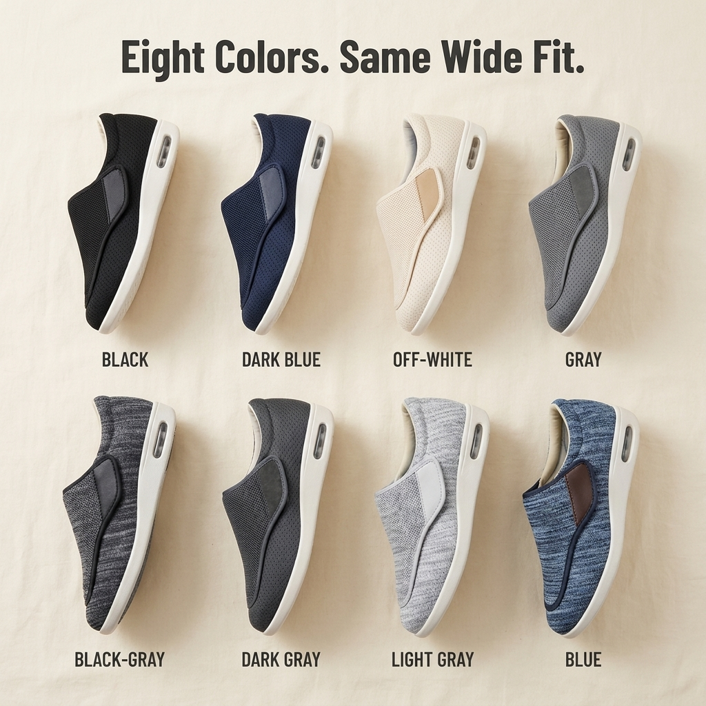 VersaStride™ — Stroll Comfortably On Swollen, Sensitive, Difficult-To-Fit Feet All Day