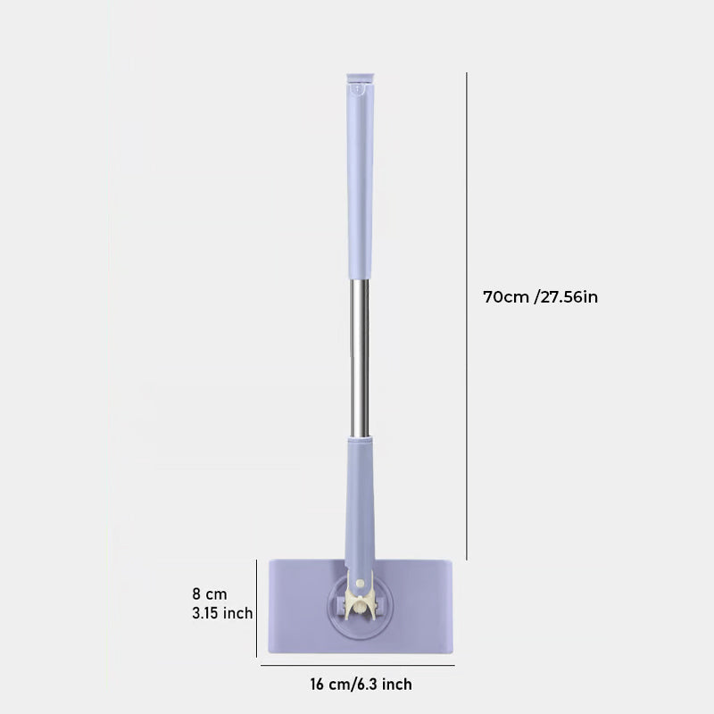 Floor Cleaner | 360° Swiveling Flat Mop Head | Touch-Free Pad Replacement | MopMate