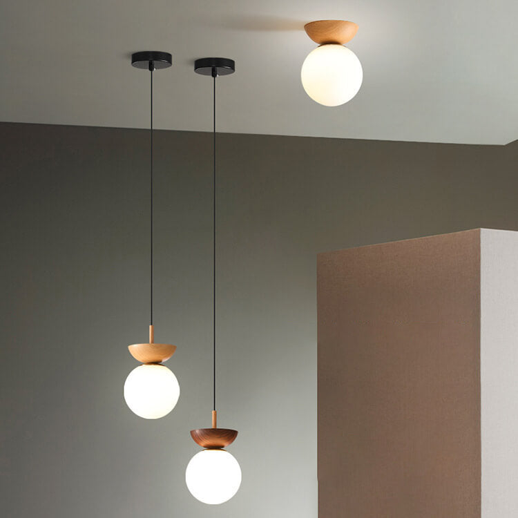 Glass Sphere Pendant Lamp