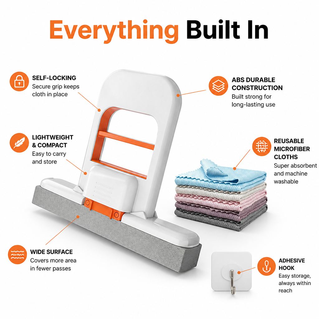 SwiftSweep™ — Effortless Cleaning Power That Frees Your Time and Energy