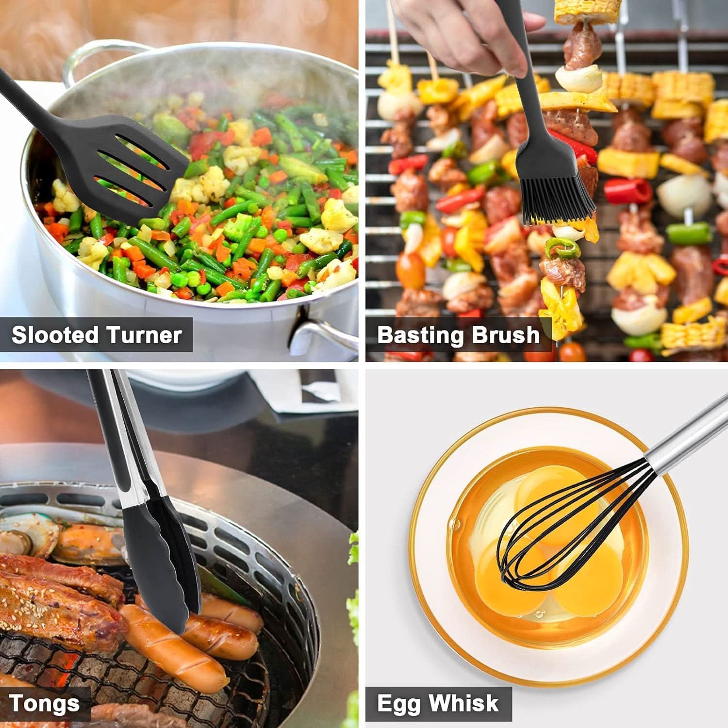 Essential Silicone Cooking Tool Collection