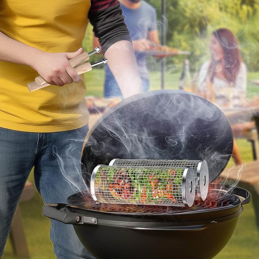 GrillMaster Pro - Ultimate Stainless Steel BBQ Basket