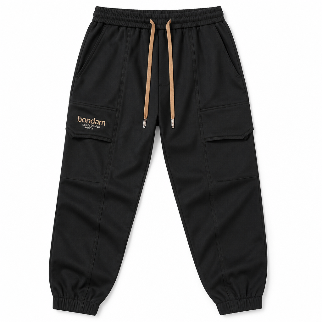 FitEase™ – Cargo Joggers with Tapered Legs and Stretch Drawstring Waist