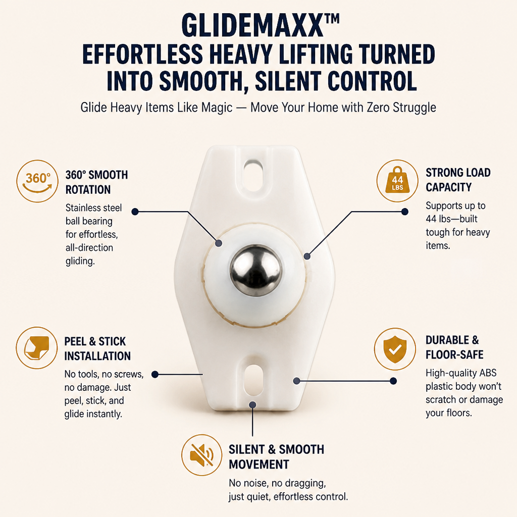 GlideMaxx™ — Effortless Heavy Lifting Turned into Smooth, Silent Control