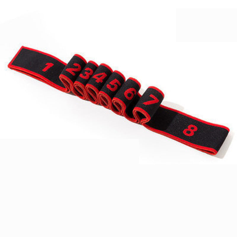 8-Segment Resistance Bands for Stretching, Yoga, and Strength Workouts