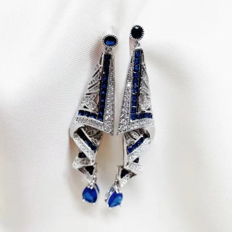 SereniSapphire™ Earrings — Ignite Unstoppable Confidence with Feather-Light, Hypoallergenic Elegance