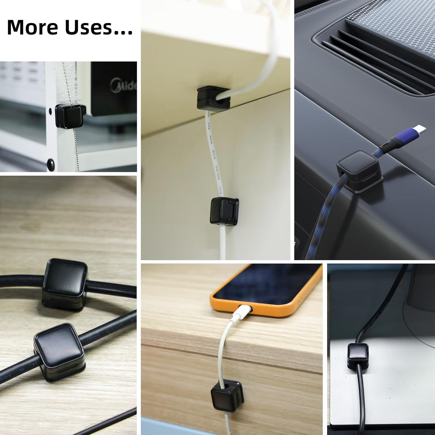 NexaSnap™ Magnetic Cable Keeper — Snap Your Cables Into Effortless, Clutter-Free Control