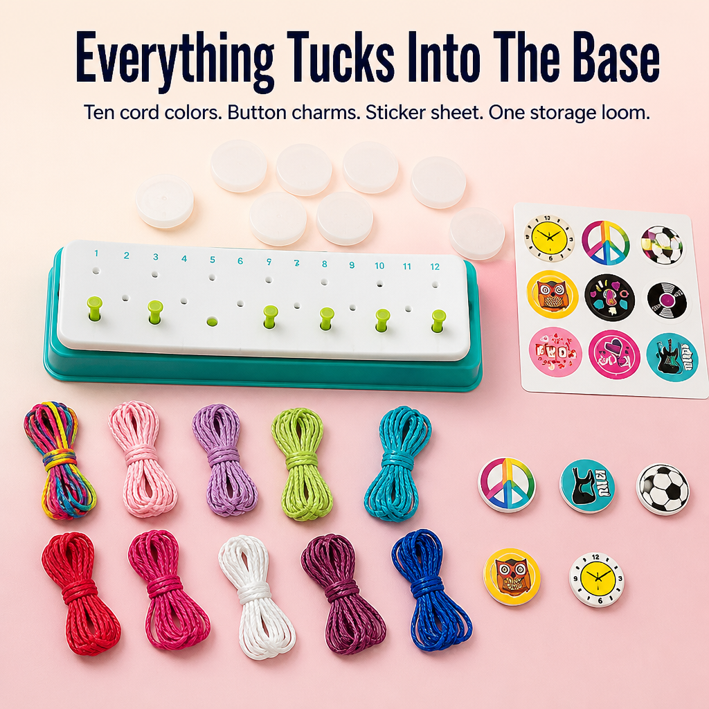 TwistCraze™ — Weave Genuine Friendship Bracelets Quickly Without Knots or Cries