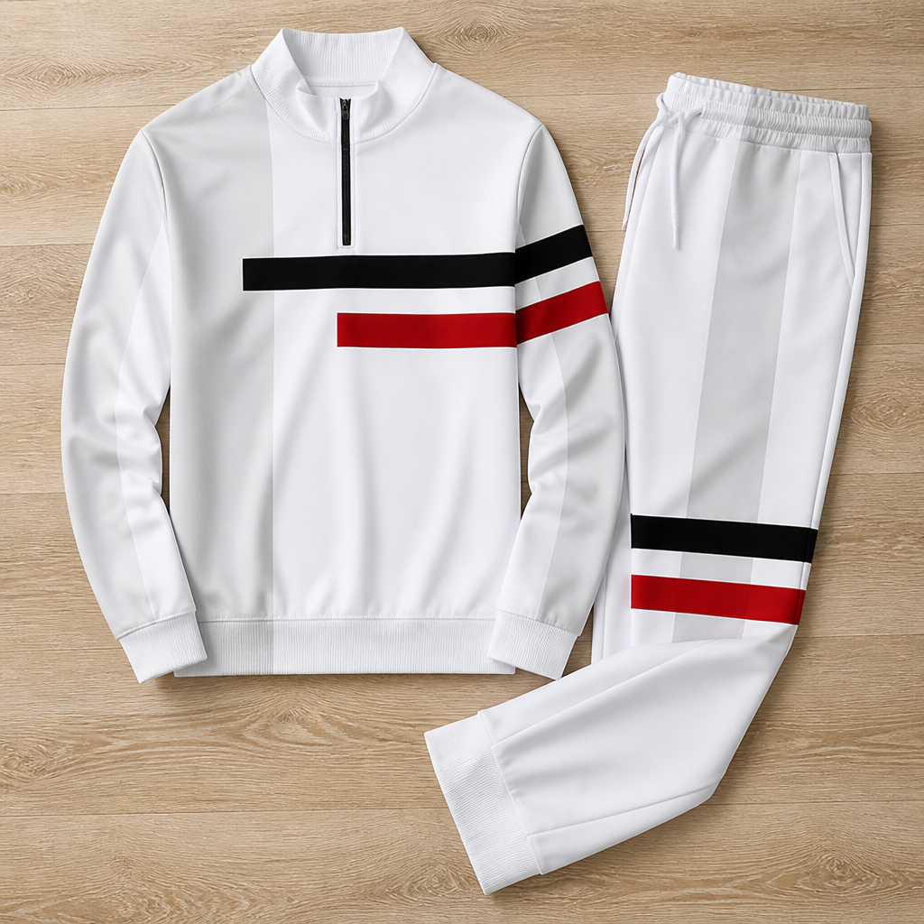 Dominex™ Half-Zip Tracksuit Set — Command Every Move with Effortless Style and All-Day Comfort