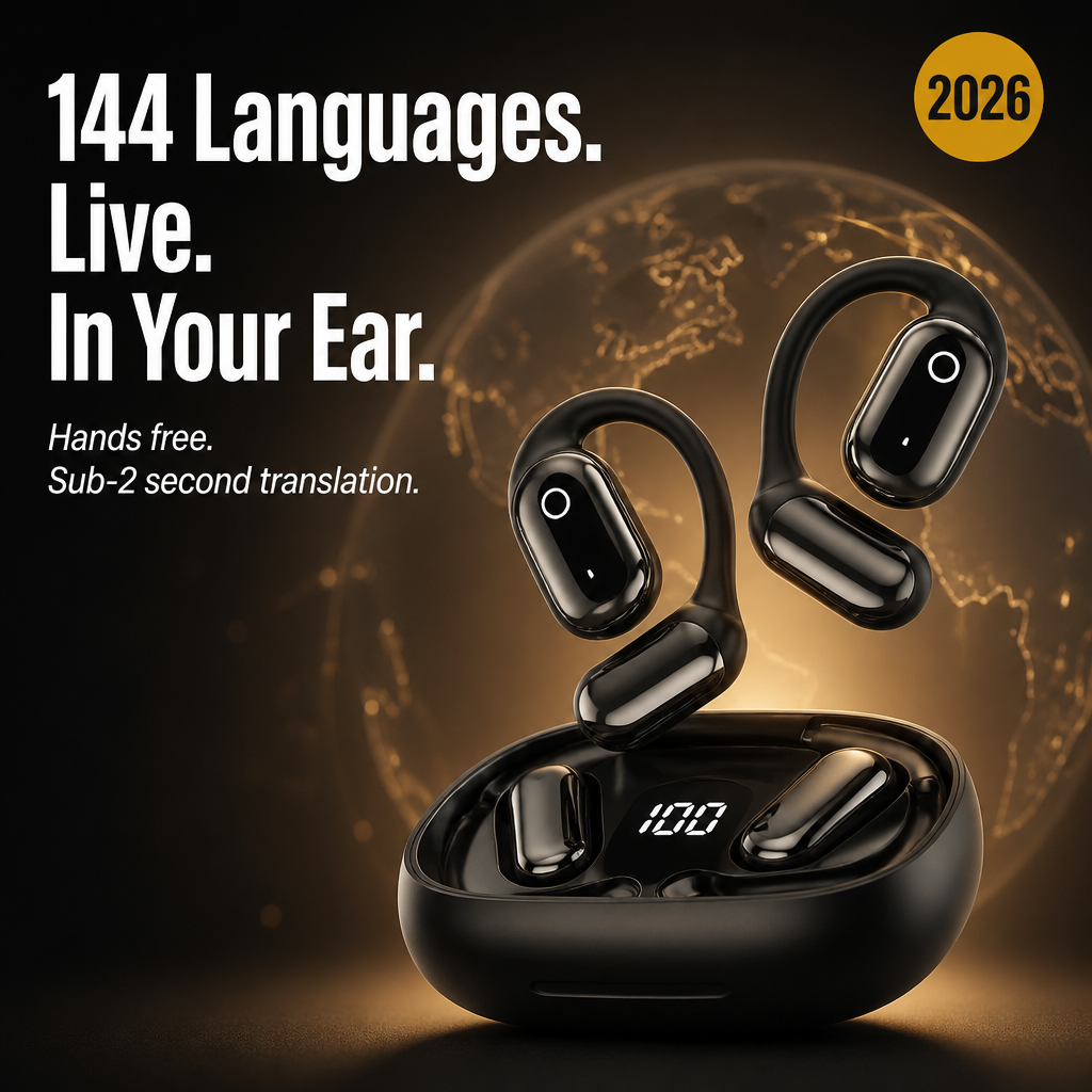 FluentSense™ — Converse in 144 Languages Instantly Without Pausing to Use Your Phone