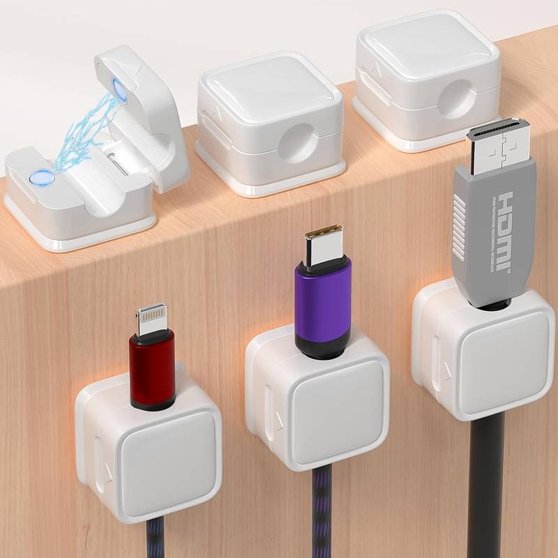 NexaSnap™ Magnetic Cable Keeper — Snap Your Cables Into Effortless, Clutter-Free Control