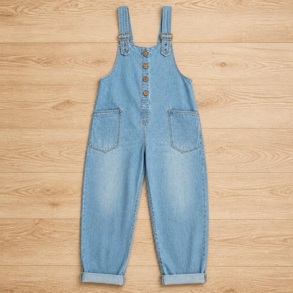 VivaDenim™ Casual Jumpsuit — Feel Effortless Confidence in Silky-Soft, Perfectly Flattering Denim