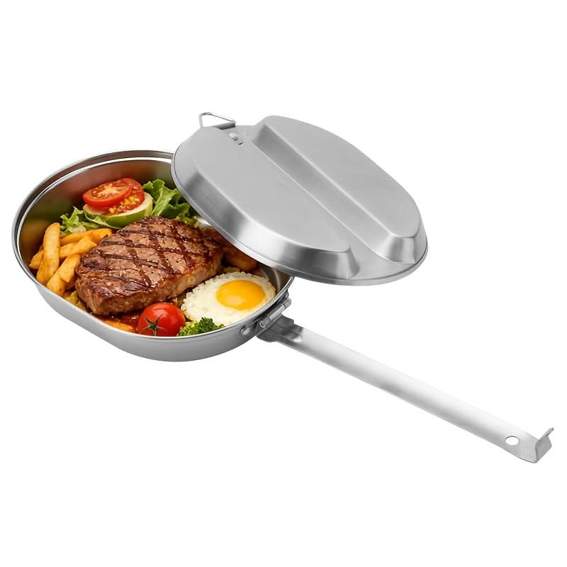 Stainless Steel Lunch Box for Camping and Outdoor Use