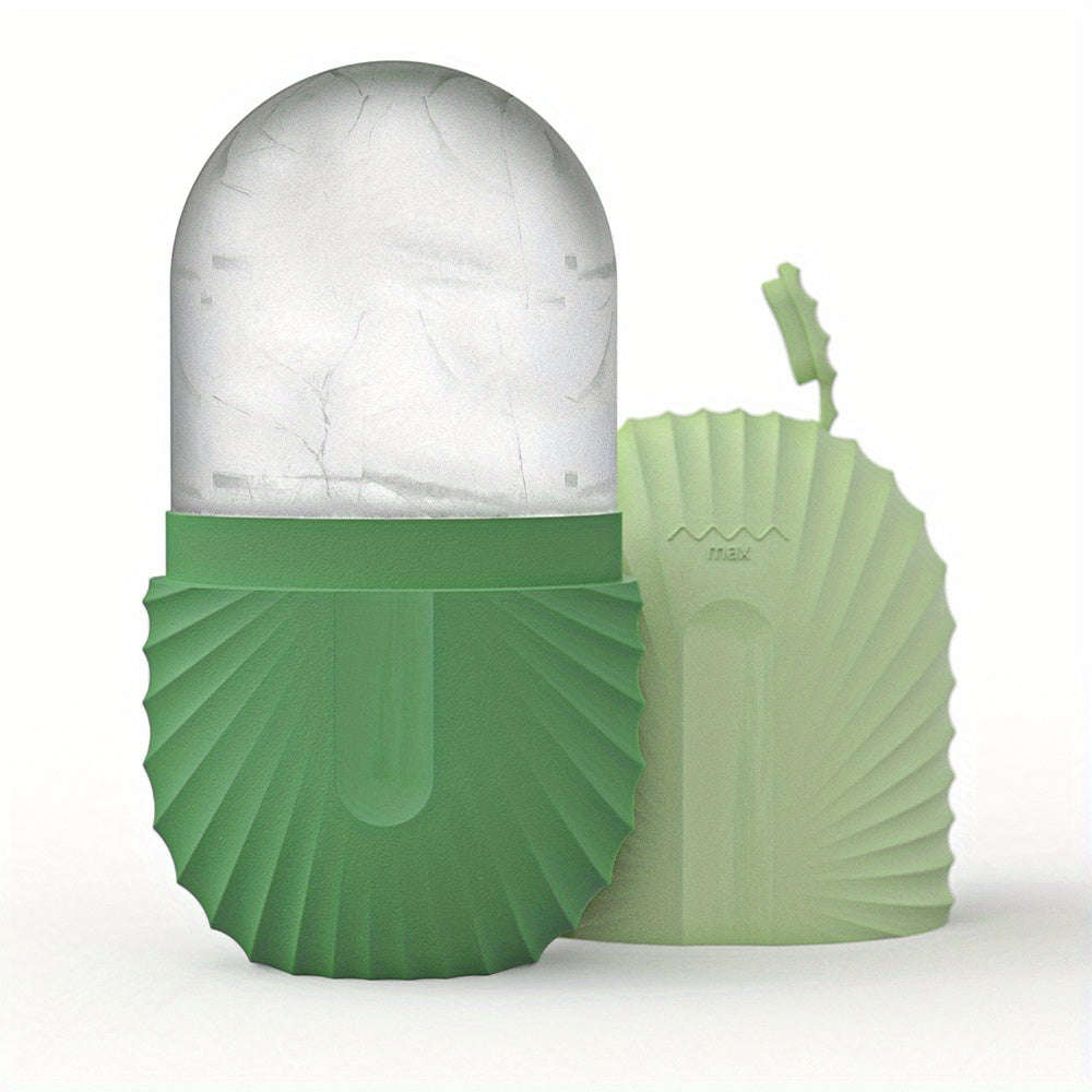 ChillGlow - Reusable Facial Roller with Ice Cube for Refreshing Relief