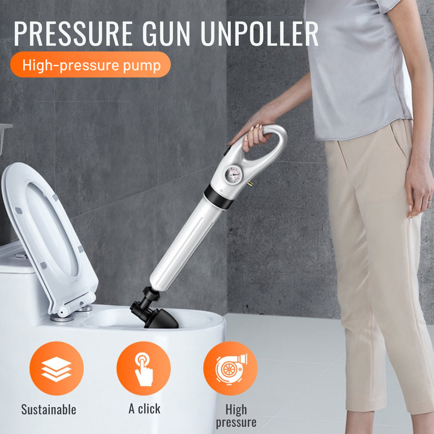 ForceFlow™ — Take Control and Blast Away Clogs Instantly for Stress-Free Drains