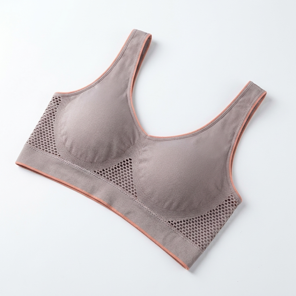 EmbraLuxe™ – Wireless Plus-Size Lift Bra with Airy Mesh Wings
