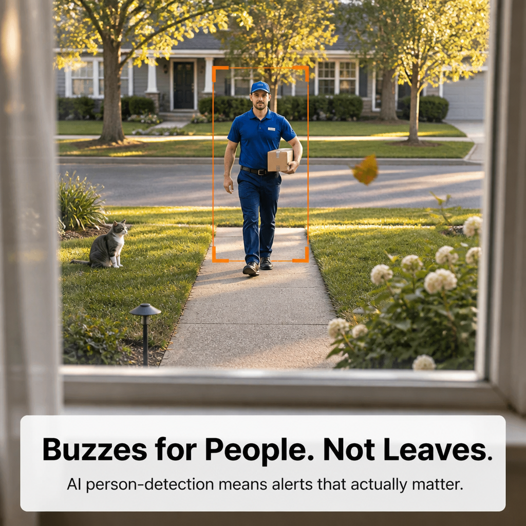VigilanceEye™ — Mount on Any Window and Monitor Your Porch in 5 Minutes