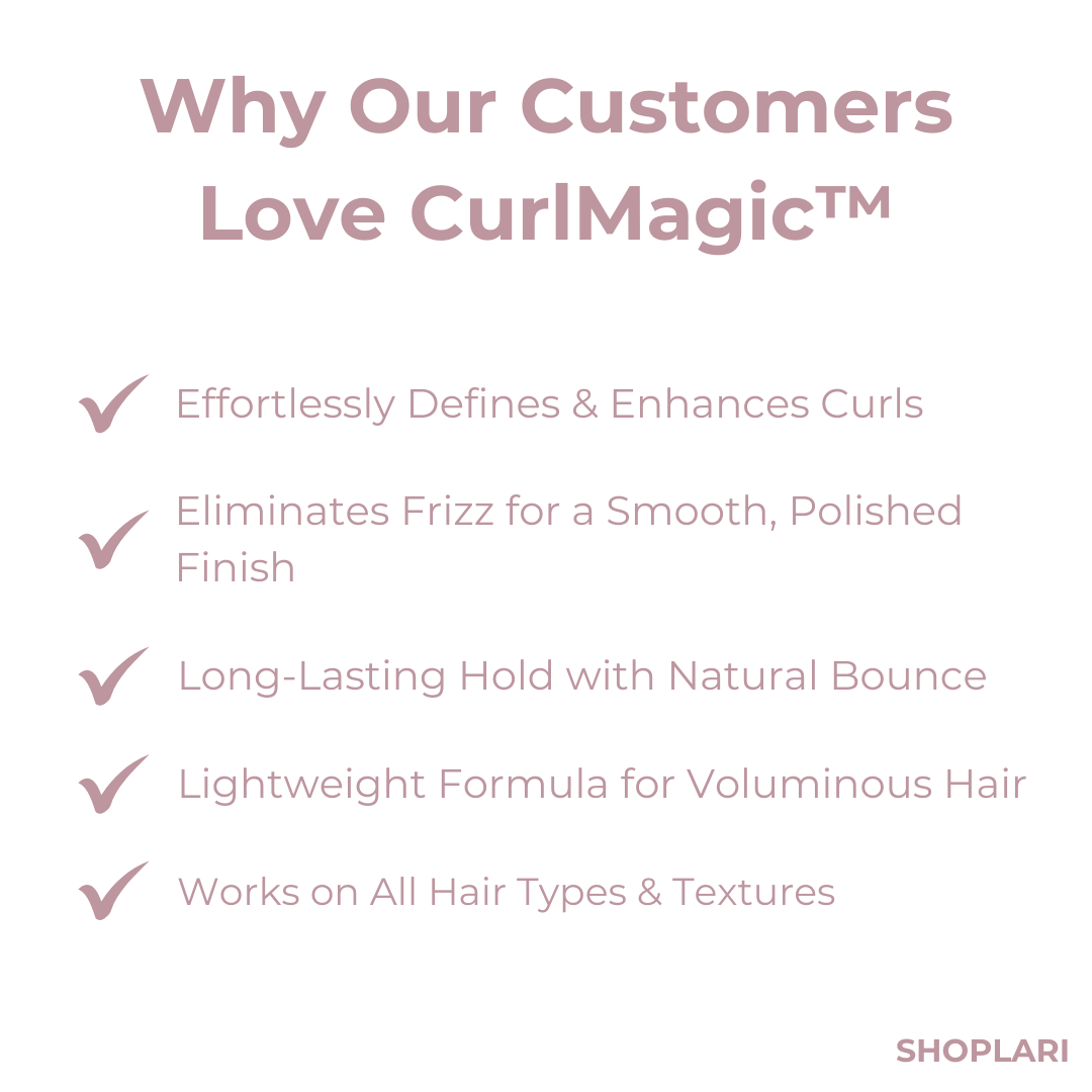 CurveLure™ — Unlock Lively, Head-Turning Curls That Hold All Day Without Heat