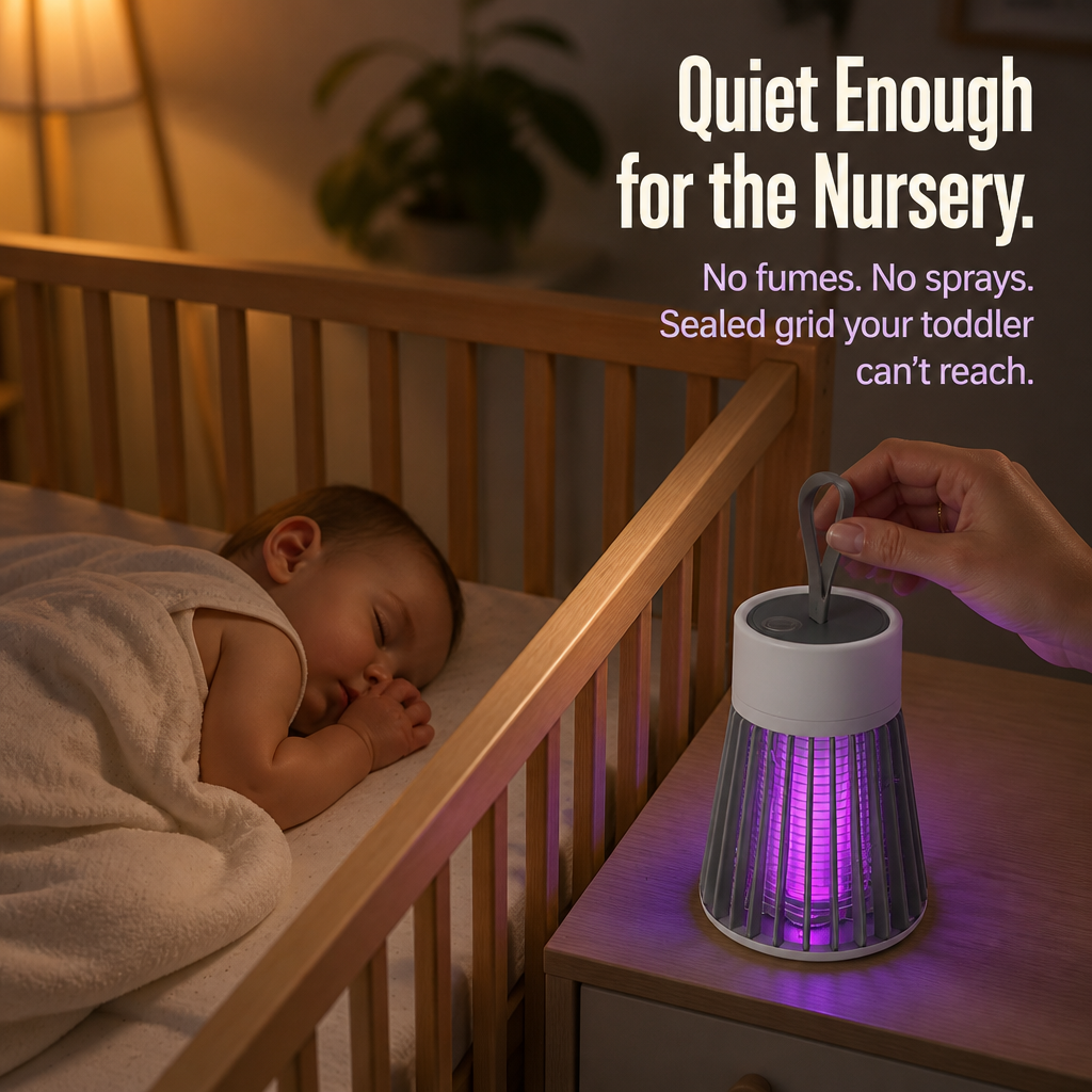 ViraTrapt™ — Gently Draw Mosquitoes Away From Your Bed Using Silent UV Light