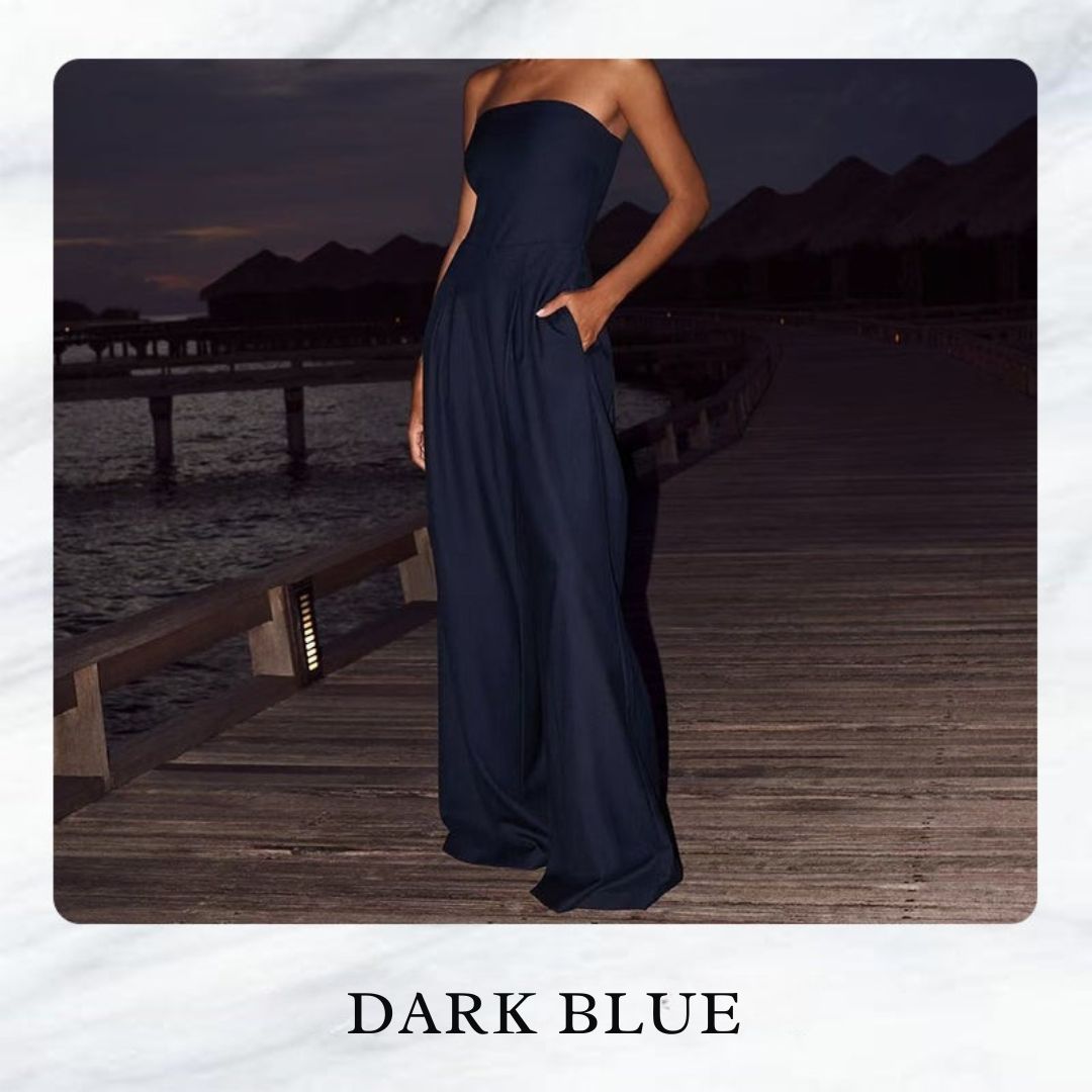 SerenLuxe™ Strapless Jumpsuit — Command Every Occasion with Effortless Elegance and Confidence