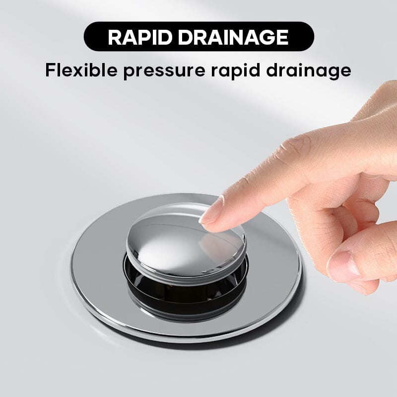 Pop-up Mechanism Drain Filter in Stainless Steel