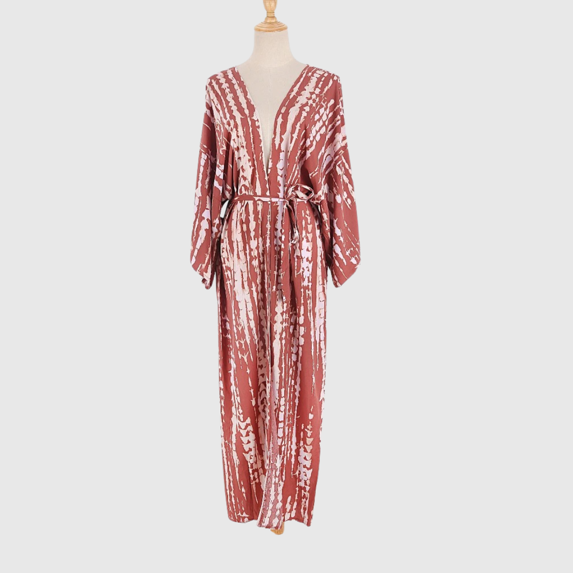 Kimono Beach Cover Up in Tie Dye Design