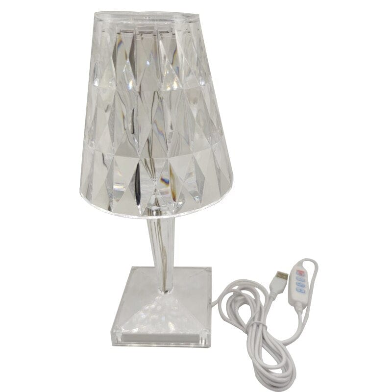LED Crystal Glass Table Lamp